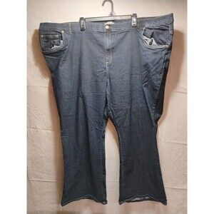 Woman Within 36W Blue Jeans Dark Wash
